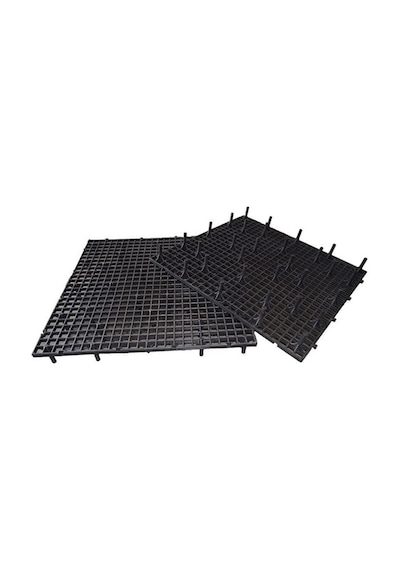 50x50 Plastik Güvercin Kümes Taban Izgarası Siyah