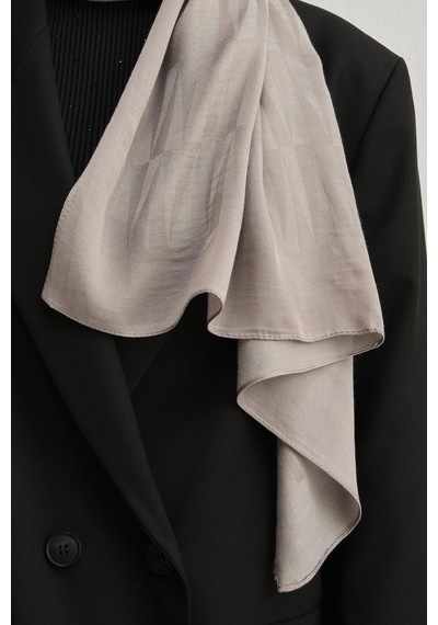 Armine Trend Lyon Şal - 3 - Koyu Taş 247313