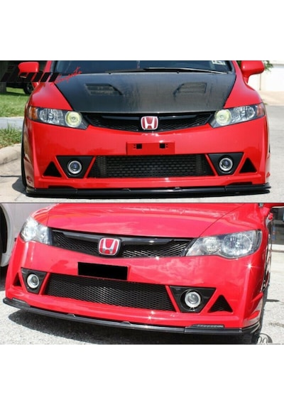 Honda Civic Fd6 Mugen Rr Ön Lip Plastik Parlak Siyah 2006-2012 Rr