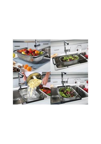 Lavabo Süzgeci Ayarlanabilir Kevgir 304 Paslanmaz Çelik 721523