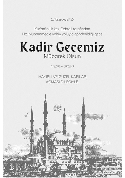 10 Adet Nostalji Kartlı Kadir Gecesi Hediyesi - İnci Anahtarlık