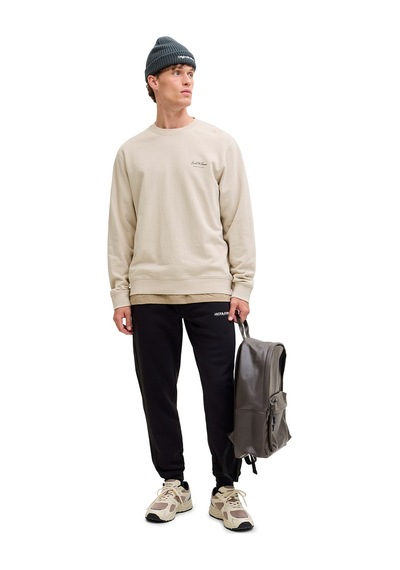 Jack & Jones Jjearchıve Graphıc Sweat Bej Erkek Sweatshirt 000000000102690863