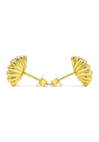 İnci Su Gümüş Küpe-743 Gold