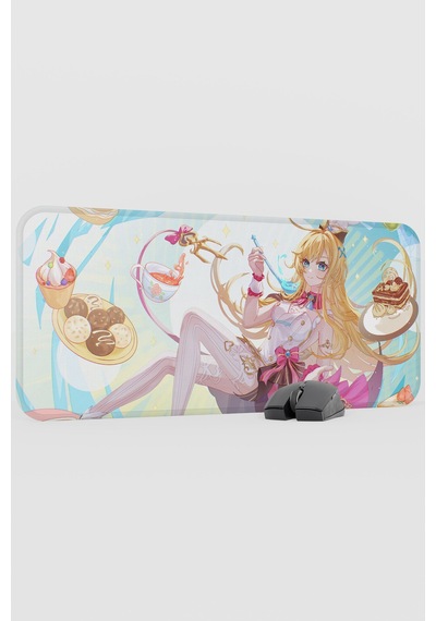 Escoffier Genshin Impact Anime Gacha V5 - 70x30 Xl Gaming Mouse Pad Fare Altlığı