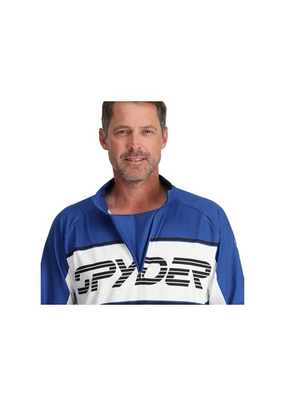 Spyder Paramount 12 Zip Erkek Mavi İçlik Üst Z4