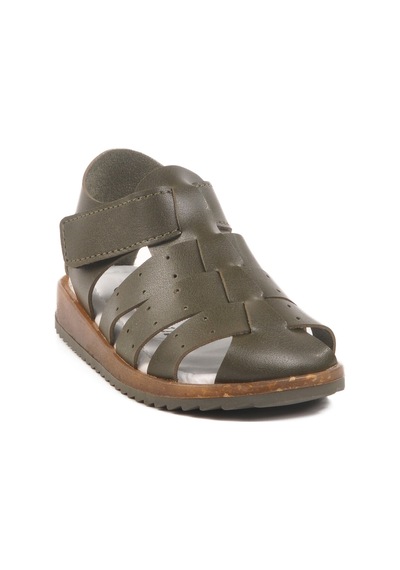 Wendy Haki Cırtlı Hafif Unisex Çocuk Sandalet 17370 B Haki