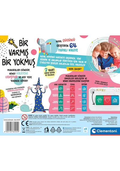 64545 Tech Toys - Hikayeci - Bir Varmış Bir Yokmuş Clementoni +4