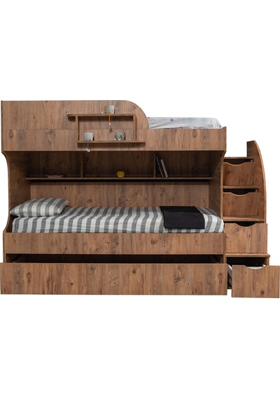Ranza, Aura Yavrulu Ranza - 2 Adet Comfort Yatak Ceviz 241 X 170 X 95 Cm
