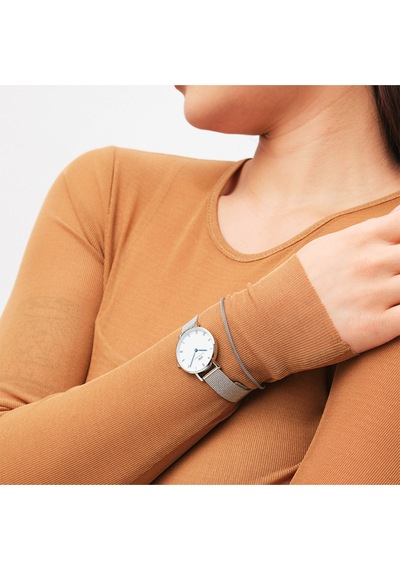 Tide Mesh Bracelet Sterling 1.8 Silver