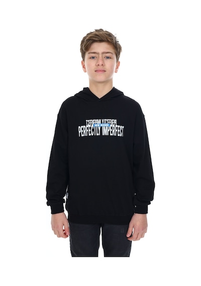 Toontoy Kids Toontoy Erkek Çocuk Oversize Kapüşonlu Hafif Düşük Omuz Baskılı Sweatshirt - 2 İplik Siyah Toontoy Kids Toontoy Erkek Çocuk Oversize Kapüşonlu Hafif Düşük Omuz Baskılı Sweatshirt - 2 İplik Siyah