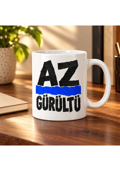Mmb-trade Az Gürültü Tasarımlı Porselen Kupa - Model 673 Mmbz