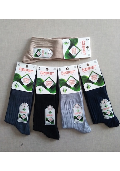 Özeren Bambu Şeker Çorabı 12 Çift 0023