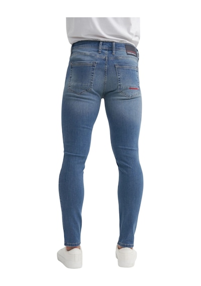 Cazador Harden Skinny Fit Denim Pantolon Düşük Bel Dar Paça Mavi