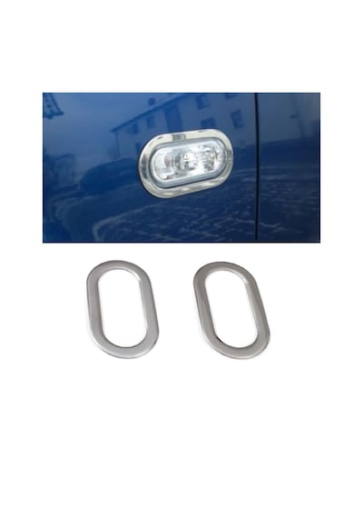 Vw Caddy 2004-2014 Arası Sinyal Çerçevesi Krom 2 Prç P.çelik