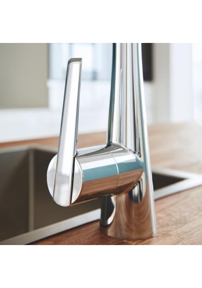 Grohe Eviye Bataryası Spiralli 2 Fonksiyonlu Zedra Krom- 32294002