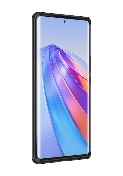 Zore Huawei Honor X 9a Kılıf Omsy Niss Silikon Kapak - Siyah