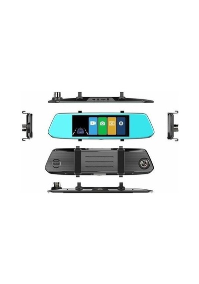 Twogo Go-800f Araç İçi Ayna Tipi Kamera 7" Ekranlı