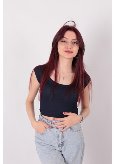 Busem S0016476 Kadın Bluz Lacivert