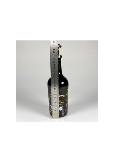 Olive Home Amber Yağdanlık Cam Şişe 500ml Zeytinyağı Sıvıyağ Şişesi Yağlık Siyah