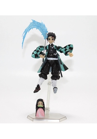 Hubrendy Kargo Anime Demon Slayer Tanjiro Figürü 14 Cm Alk5311