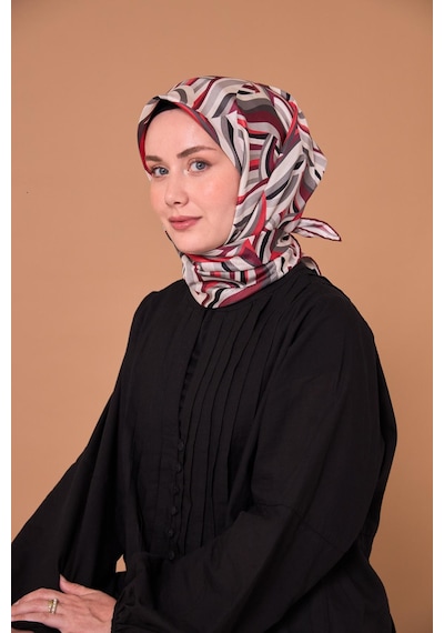 Silk Home Twill İpek Eşarp 11471-20 Beyaz, Siyah, Kırmızı, Bordo, Gri