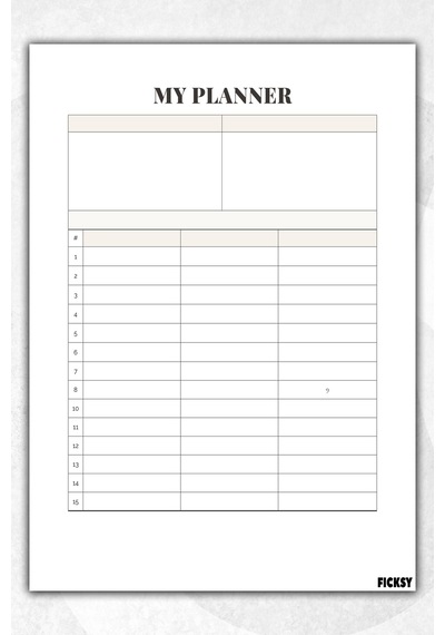 Zamansız Çok Amaçlı Günlük Haftalık Aylık Planlayıcı - A4 Ebat Yapılacaklar - 30 Yaprak - Planner - 2603 Çok Renkli