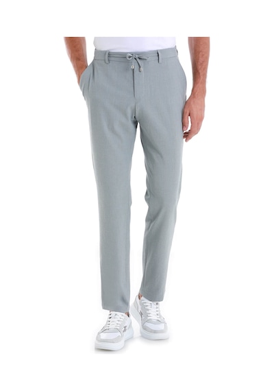 Hatemoğlu Gri Dinamik Fit Kareli Yandan Cepli Jogger Pantolon 29221024c006 140 Gri