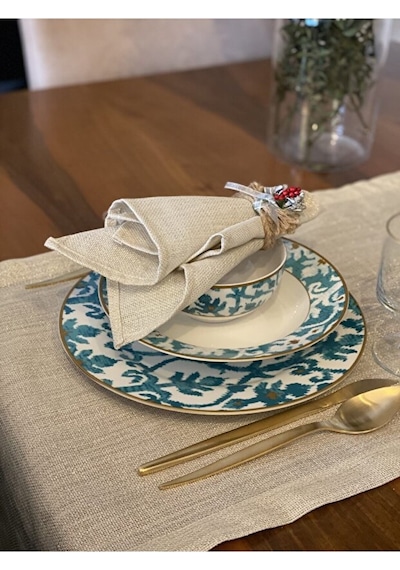 Valerium Simli Gold Runner 40x150cm Gold