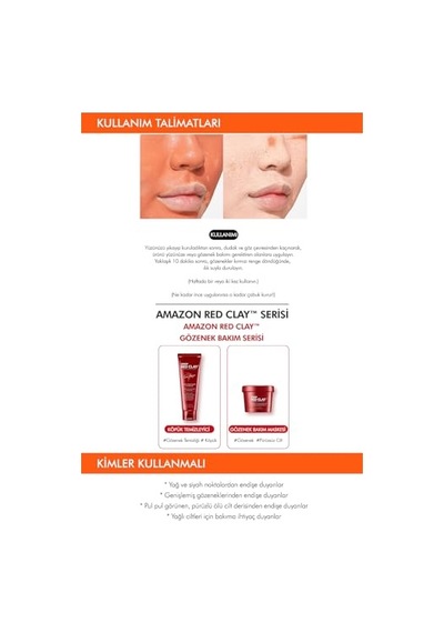 Mıssha Gözenekli Ciltler İçin Kili Maskesi 110ml Red Clay Pore Mask