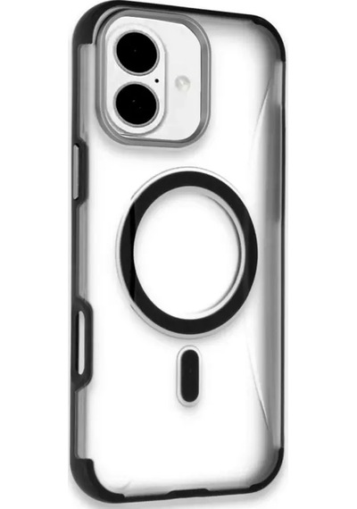 Joko Apple İphone 16 Hilton Magsafe Kapak - Siyah Şeffaf