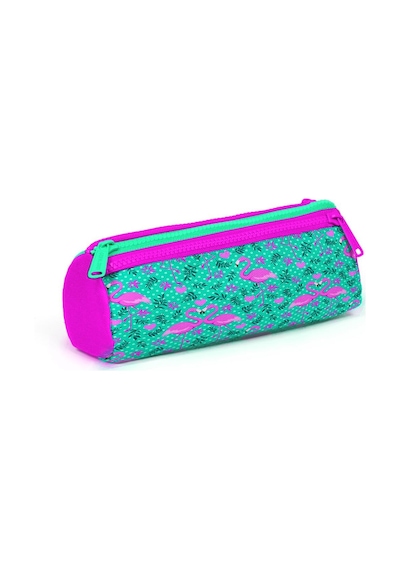 Coral High Kids Su Yeşili Pembe Flamingo Desenli 3 Lü Okul Çanta Seti Set0123712