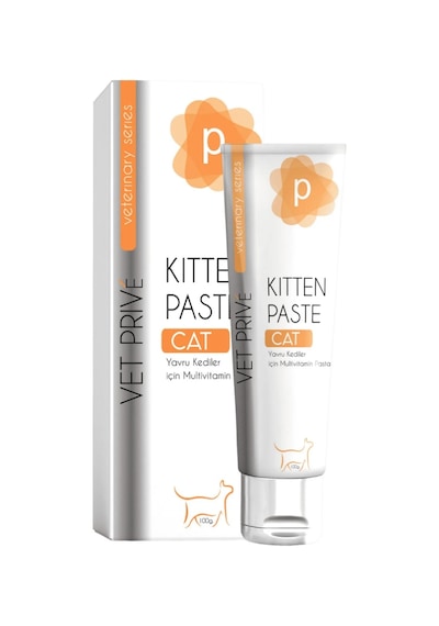 Vet Prive Kitten Paste Yavru Kediler İçin Multivitamin Pasta 100 G