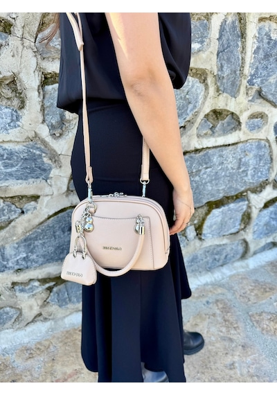 Just Polo Kadın Yeni Sezon Mini Cüzdan Aksesuarlı Askılı Şık El Ve Omuz Çantası Ebat : En 19 Boy 14 Cm Vizon 42151087
