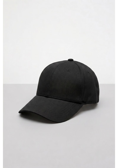 Mollycrush Büyük Kafa Beyzbol Kepi Siyah Unisex Xl 59-63 Cm Pamuklu Geniş Kalıp Siyah