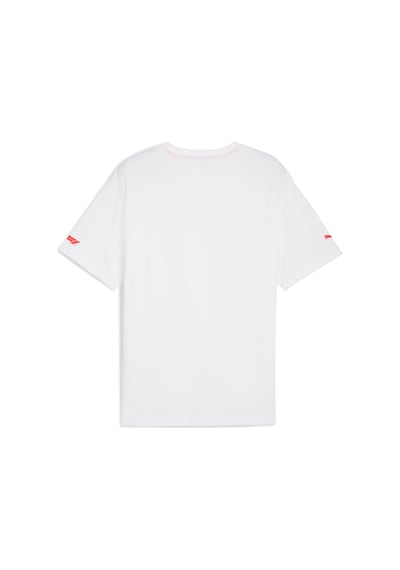 Puma F1 Essentıals Graphıc Erkek Tişört 632652 02 Beyaz