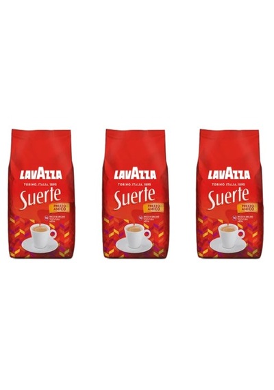 Lavazza Suerte Çekirdek Kahve 3 x 1 KG