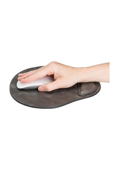 Bileklikli Deri Mouse Pad Vs4ef Gri Standart