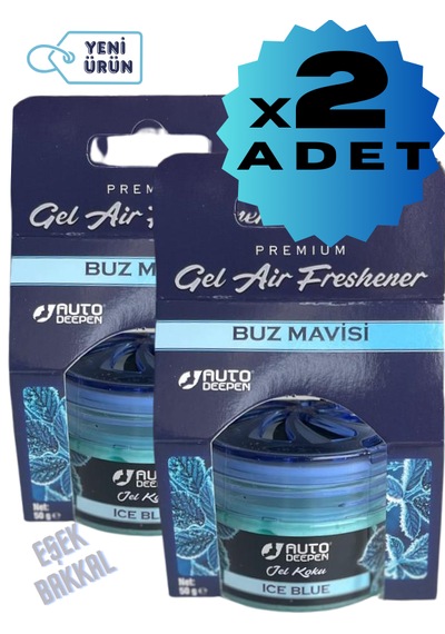 2li Buz Mavisi Premium Oto Jel Koku Araba Parfümsü Jel Koku 001