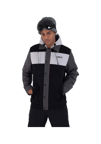 Hurley Hurley Denim Slope Erkek Ceket Blk Siyah