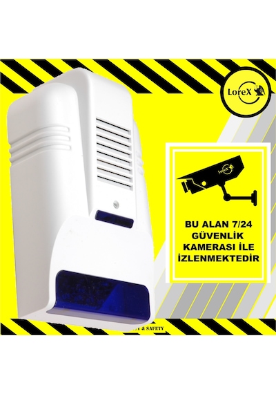 Lorex Lr-Os30D Caydırıcı Alarm Sireni - Kamera Ile Izlenmektedir