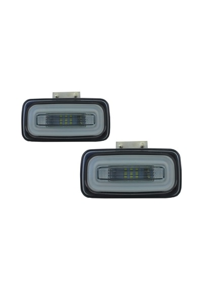 Mercedes G Serisi W463 Ledli Arka Tampon Reflektörü Seti Füme