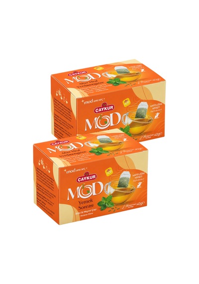 Mod Yemek Sonrası Bardak Poşet Çay 2x20 40gr. İkili Paket