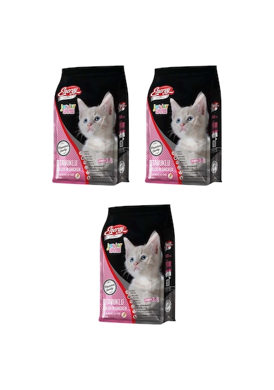 Energy Tavuklu Yavru Kedi Maması 3 x 1 KG