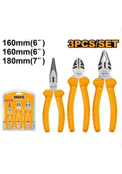 3 Lü Set Pense,yan Keski,kargaburun Pense