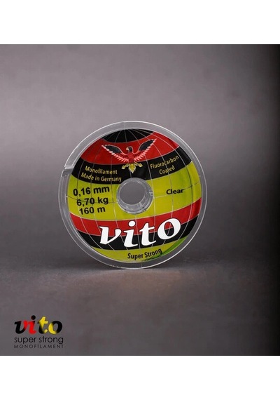 Vito Süper Strong Monoflament Şeffaf Misina 160 Metre 0,16mm - Standart
