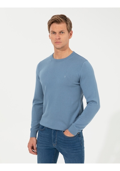 Pierre Cardin Erkek Mavi Kazak /triko 50257290-vr036 Mavi