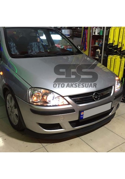 Sts Oto Aksesuar Opel Corsa C Lip Üniversal 2 Parça Astra H Tipi Esnek Tampon eki