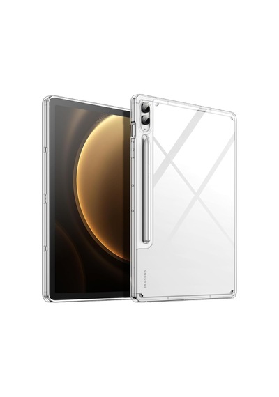 Samsung Tablet Kılıf Şeffaf Silikon Arka Kapak Tab S9 Fe Plus X510 /tab S9 Plus X810