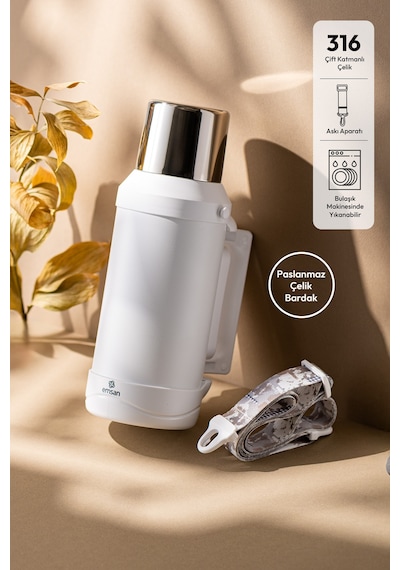 Emsan Thermafort Termos White 1500 Ml Beyaz