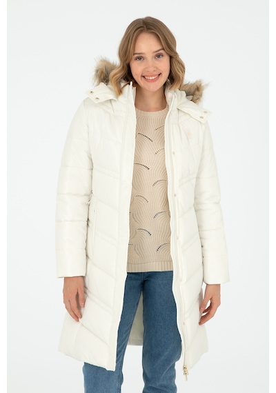 U.s. Polo Assn. Kadın Krem Kaban 50289558-vr071 Krem